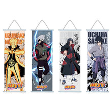 Load image into Gallery viewer, Naruto Scroll Painting Kakashi Itachi Uchiha Decor Wall Pictures 70*30cm