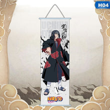 Load image into Gallery viewer, Naruto Scroll Painting Kakashi Itachi Uchiha Decor Wall Pictures 70*30cm