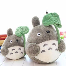Load image into Gallery viewer, Totoro With Lotus Leaf Plush Toy
